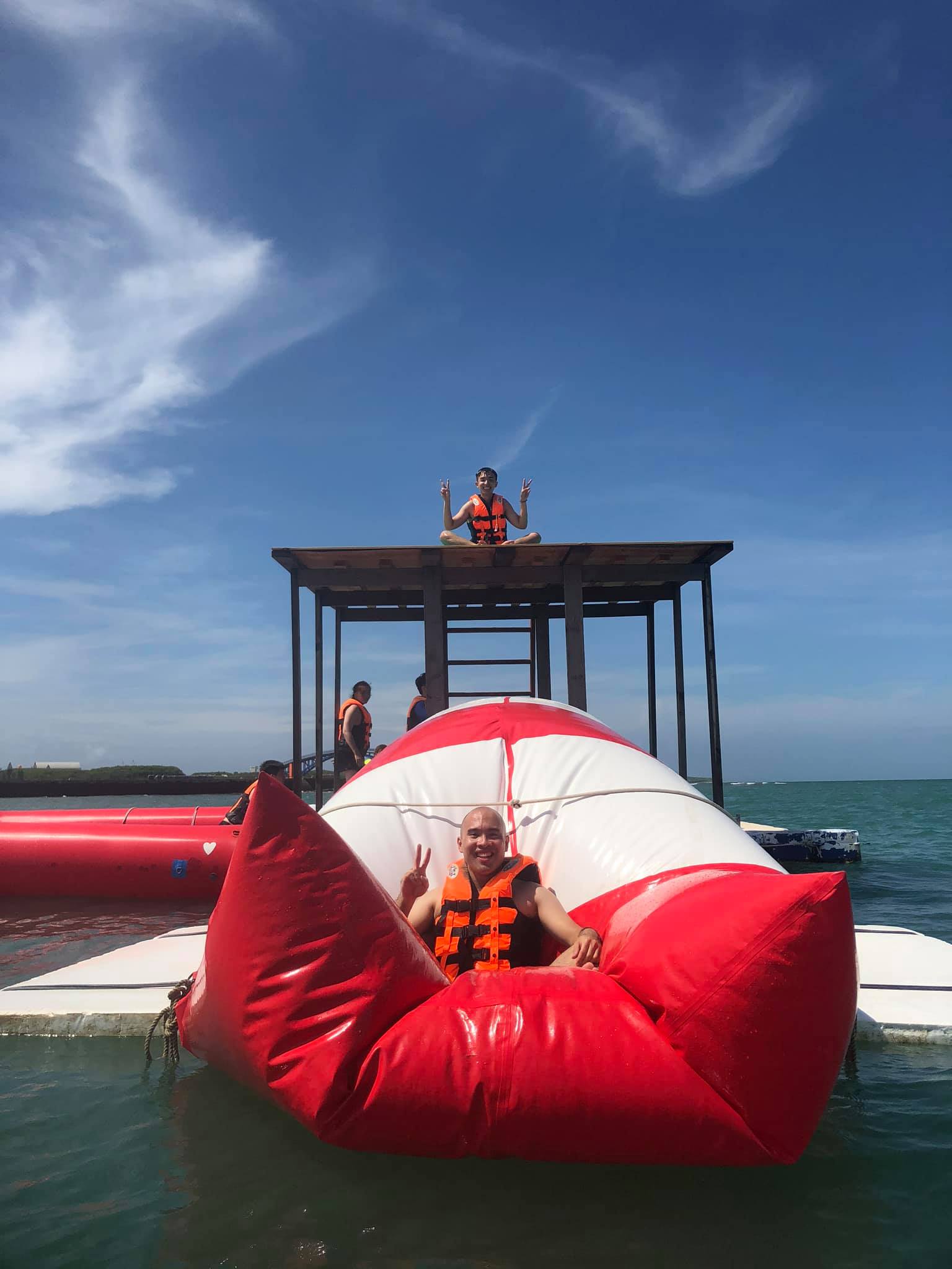 澎湖旅遊-彈跳包水上活動